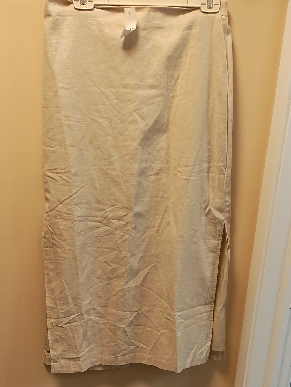 GAP Cream Maxi Skirt with Side Slit